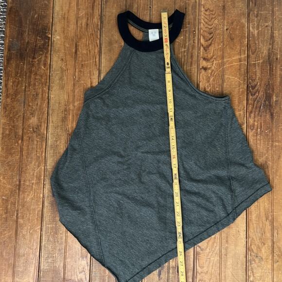 Women’s Free People We the Free tank top asymmetrical gray swing style size xs - Picture 3 of 6